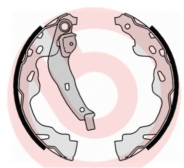 BREMBO Szczki hamulcowe - komplet S 83 509