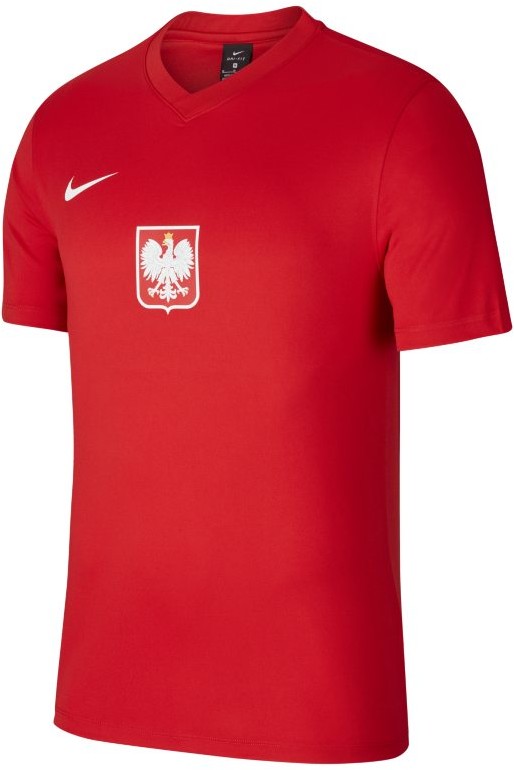 Nike Męska koszulka piłkarska z krótkim rękawem Polska (wersja domowa/wyjazdowa) - Czerwony CD0876-688