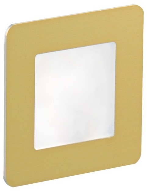 LDST LDST DI-01-SZ-BZ9 - LED Oświetenie schodowe DIANA 9xLED/1,2W/230V zloty 6500K
