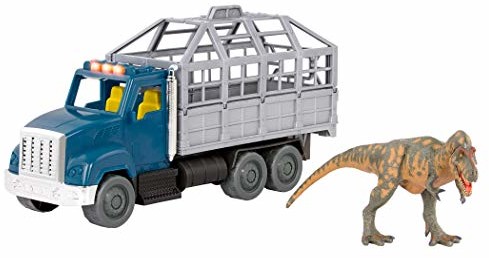 Rex TERRA BY BATTAT Terra by Battat T Transport dinozaur i zabawka ciężarówka ze światłami, dźwiękami i ruchomymi częściami dla dzieci od 3 lat AN4062Z