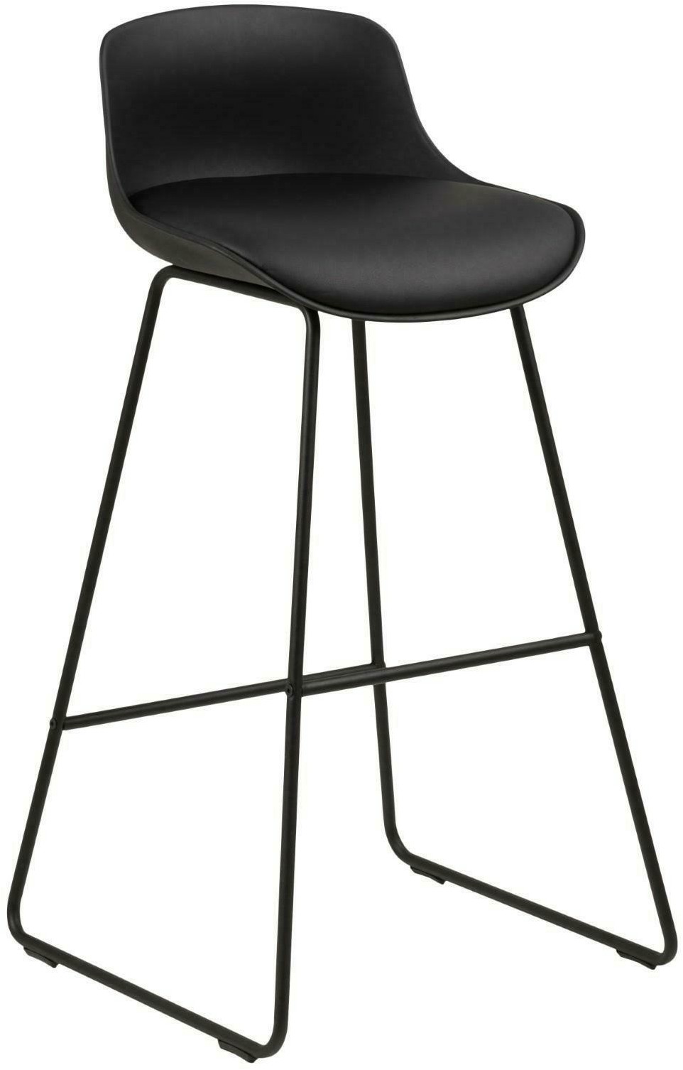 Actona Stołek barowy Tina Black PU