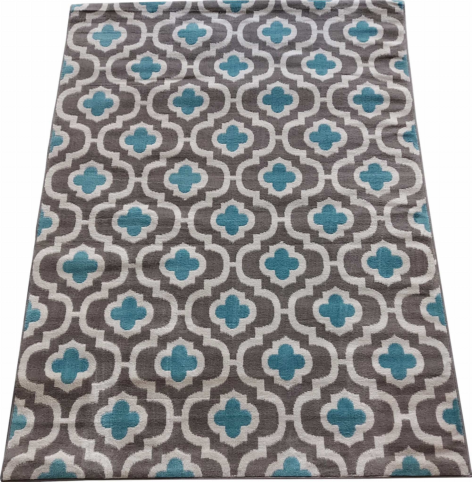 Omega Dywan Veracruz 120x160 marokańska koniczyna z dodatkiem turkusu 120 BCF 4