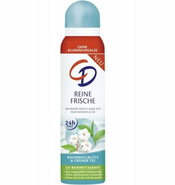 CD reine frische deo spray ziel. herbata/bawełna