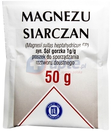 Hasco-Lek Magnezu siarczan (sól gorzka) 50g