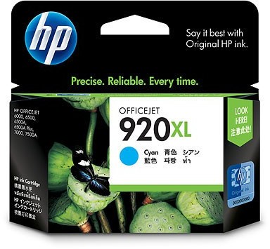 Hewlett-Packard Hp Tusz Niebieski HP920XL=CD972AE 700 str. 6 ml CD972AE