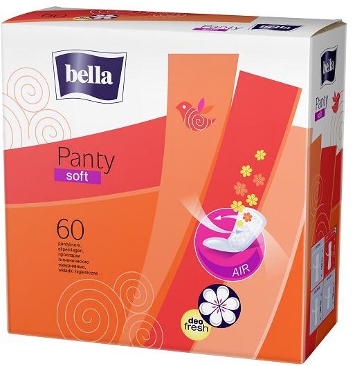 Bella Wkładki higieniczne Panty Soft Deo Fresh 60szt. BE-021-RZ60-001