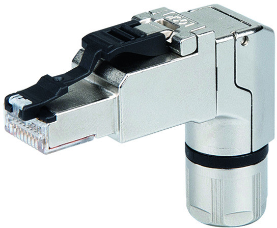 Wtyk RJ45 6A Stx MFP8 AWG-22 kątowy - Telegartner