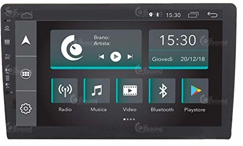 Jf Sound car audio system Uniwersalne radio samochodowe 2 DIN Android GPS Bluetooth WiFi USB Full HD Touchscreen Display 10