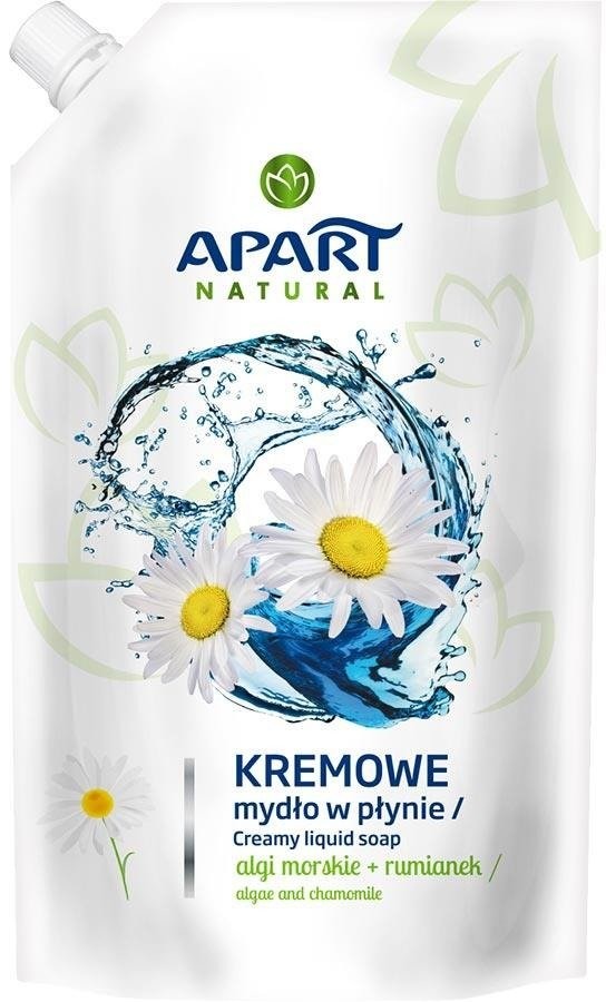 Apart NATURAL Kremowe mydło w płynie Algi Morskie i Rumianek Refill 400ml
