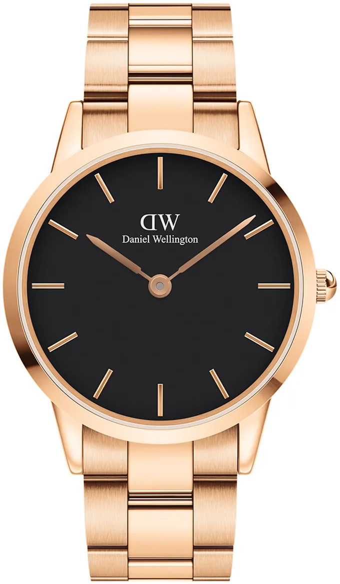 Daniel Wellington Zegarek DW00100344 Iconic Link 40mm Black -