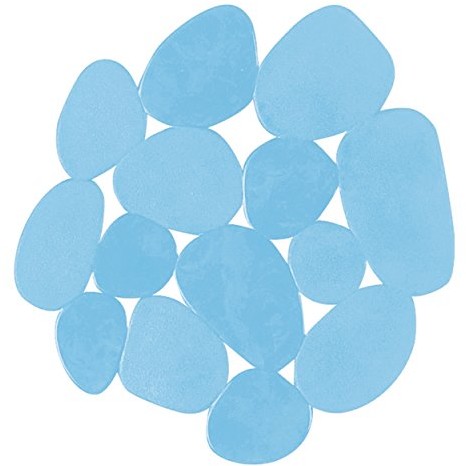 MSV TP-Link antypoślizgowa mata kąpielowa, 4 sztuki  niebieski 141213