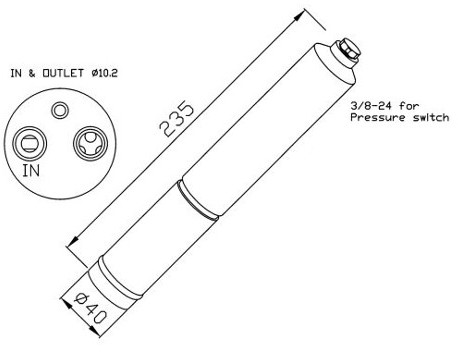 NRF Osuszacz, klimatyzacja 33224