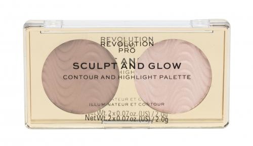 Makeup Revolution London Makeup Revolution London Revolution PRO Sculpt And Glow zestaw kosmetyków 4 g Desert Sky