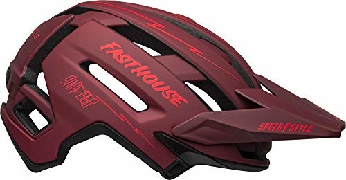 Bell Unisex Adult kask rowerowy, matowy czerwony/czarny, rozmiar M (55-59 cm) 7128841