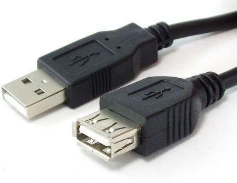 Sharkoon Kabel USB USB 2.0 przedłużacz black2 m - 4044951015412