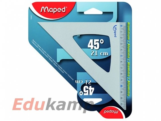 Maped Ekierka MAPED 45-21cm aluminium AA878MAP