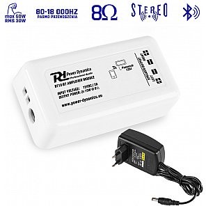 Power Dynamics Kompaktowy wzmacniacz stereo BT10 60W 952.504