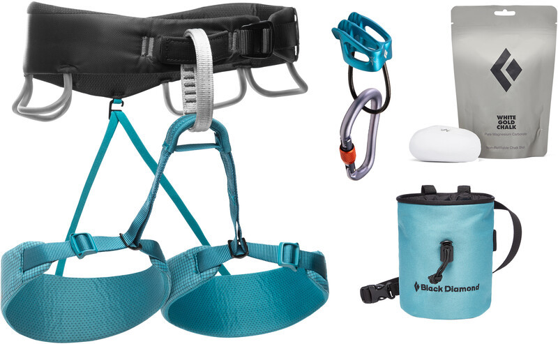 Zdjęcia - Wspinaczka Black Diamond ZESTAW MOMENTUM PACKAGE WOMEN-AQUA VERDE 