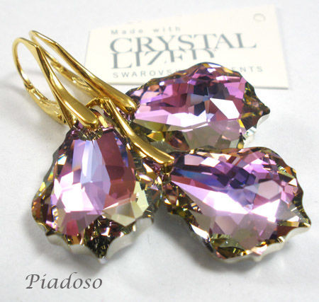 Arande SWAROVSKI exclusive komplet SREBRO ZŁOTE vitrail 1092341173