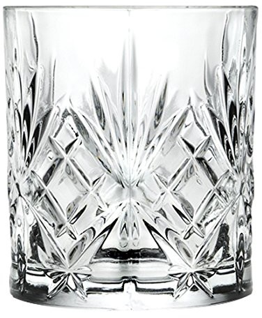 Unbekannt RCR Crystal melodia szklanki do whisky, szkło kryształowe, 310 ML, 6 szt w zestawie opakowanie na prezent 25832020006