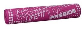 Podkładka gimnastyczna LIFEFIT SLIMFIT PLUS 173x61x0,6cm bordó