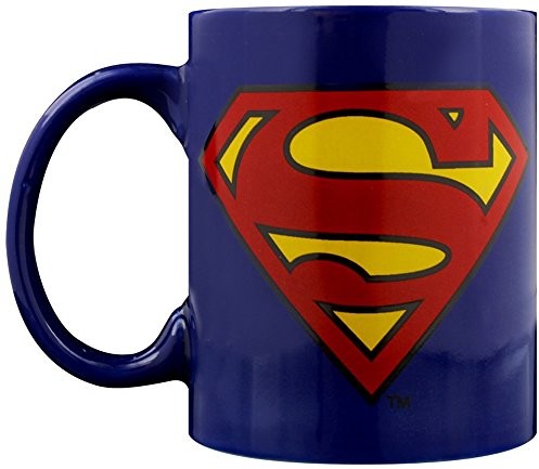Pyramid International mg23048 Superman Logo ceramiczny kubek, wielokolorowa, 8,5 x 12 x 10,5 cm MG23048