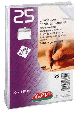 GPV wizytówek-kopertami, 140 X 90 MM, wei VE = 1