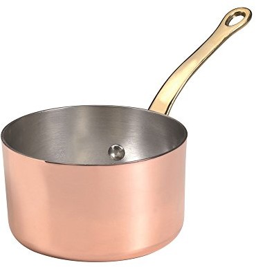 Pentole Agnelli pentole agnelli alcu105 °F14 wysoka rondel, miedź, brązowy ALCU105F14