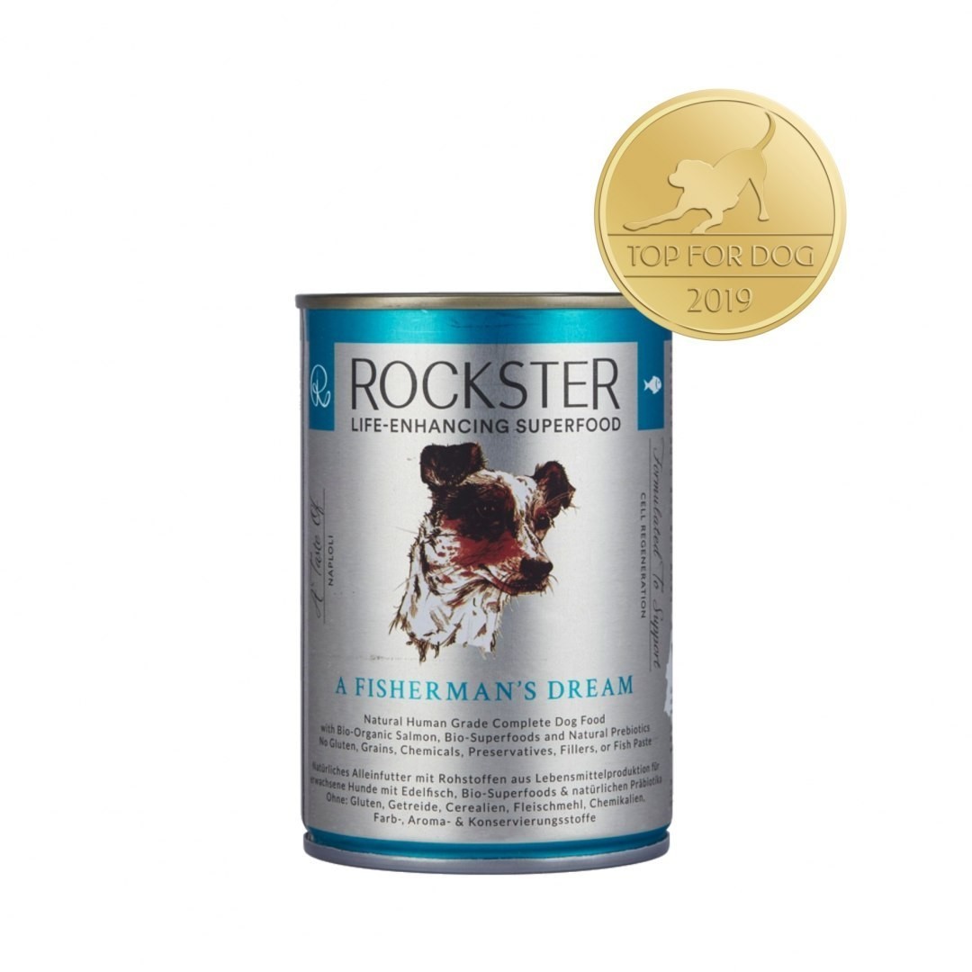 Rockster Zestaw 24 x        A fisherman's dream - BIO łosoś, kalmary i małże (24 x 400 g) 634158819230
