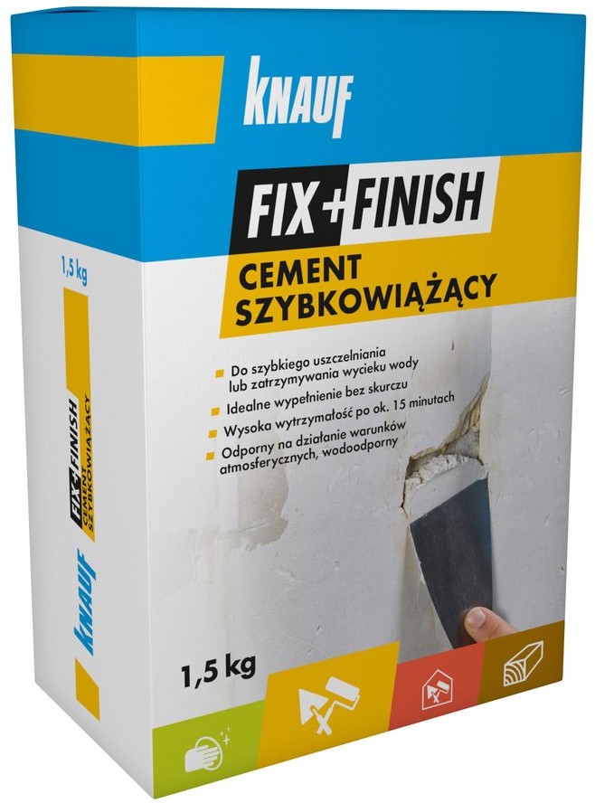 Knauf Knauf F+F Cement szybkowiążący 1,5kg