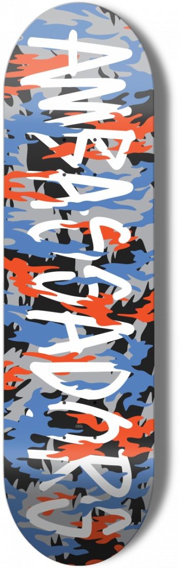 AMBASSADORS deck AMBASSADORS CAMO CONTROL DECK Orange/Blue