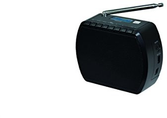Dual Funkcja  Radio UKF gniazdko STR 101 Bluetooth, USB do ładowania baterii czarna 75190