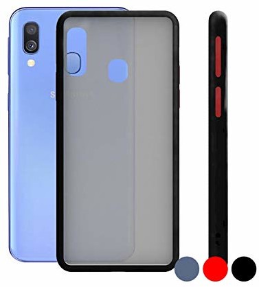 Ksix DUO miękkie etui na smartfon Galaxy A40 czarne B8625FDU01