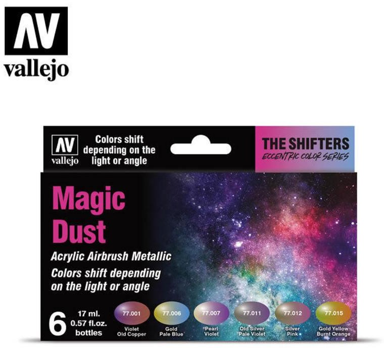 Vallejo Zestaw 6 farb - Eccentric The Shifters - Magic Dust Vallejo 77090