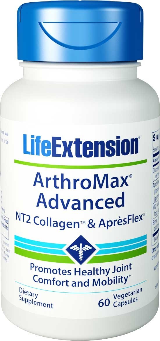 Life Extension Arthromax  Zaawansowany z Kolagenem NT2  i AprsFlex , 60 kaps.