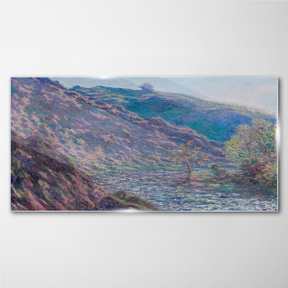 PL Coloray Obraz na Szkle Old Tree at Confluence Monet 120x60cm