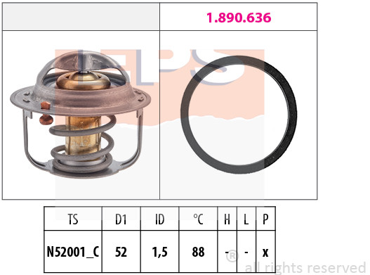 EPS TERMOSTAT SEDICI SX4 1.880.554