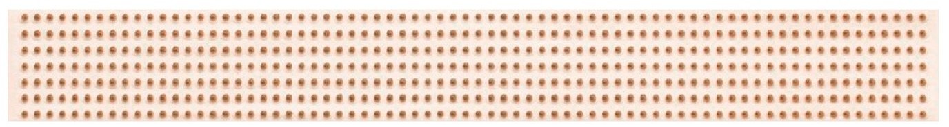 Paradyż Ceramika Kwadro Ceramika Listwa Doppia beige 4x40