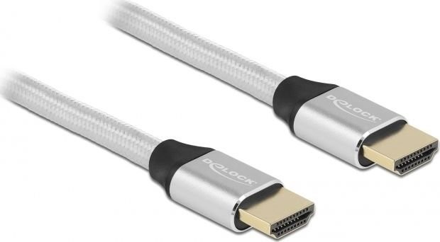 Delock Kabel UHS HDMI 48Gbps 8K 60Hz 3.0m silver 85368 85368