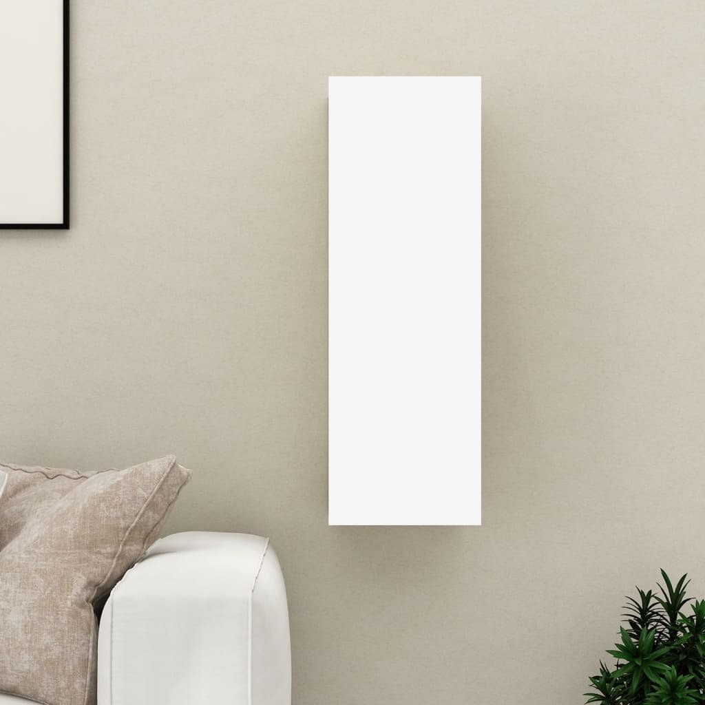 vidaXL Lumarko Szafka TV, biała, 30,5x30x90 cm, płyta wiórowa 803344