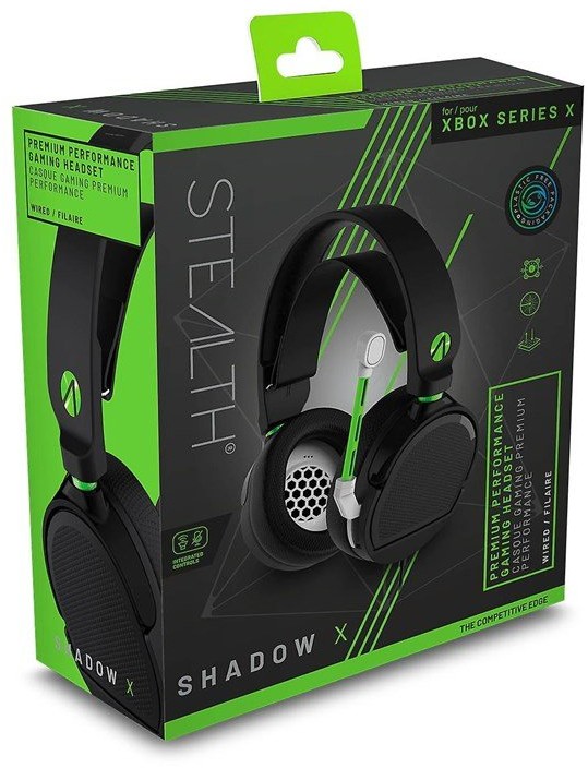 Sony Stealth Shadow X Xbox czarno-zielone