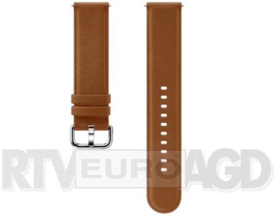 Samsung Pasek Leather dla Galaxy Watch Active/Active2 20mm brązowy |