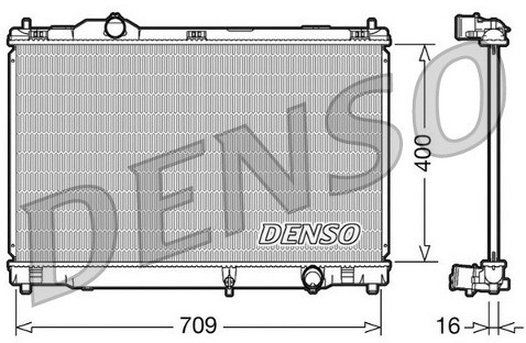 DENSO Chłodnica, układ chłodzenia silnika DRM51008