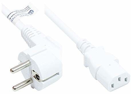 Good Connections kabel sieciowy - wtyczka ze stykiem ochronnym 1 m biały