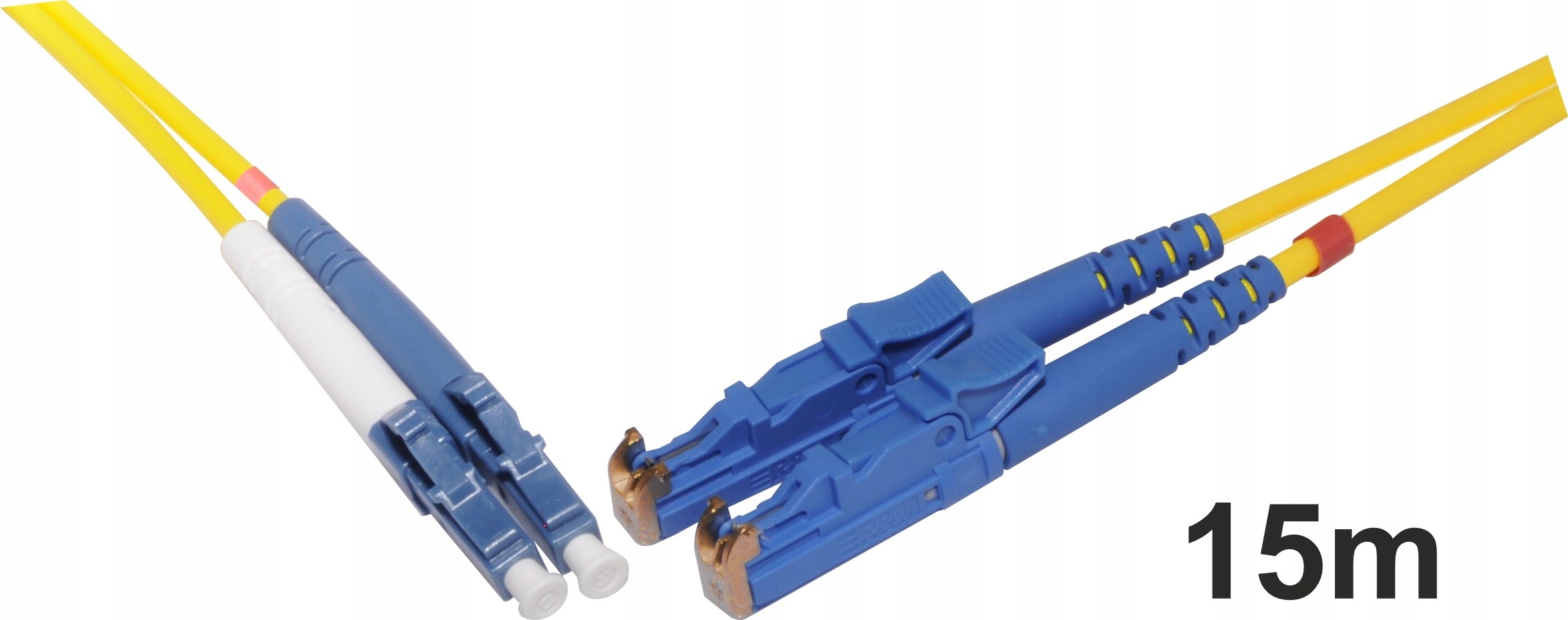 Patchcord LC/PC-E2000/PC Sm dx 2.8mm G657A1 15m
