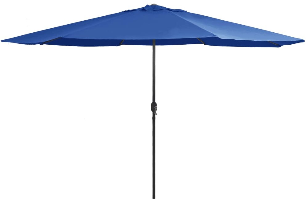 vidaXL Parasol ogrodowy na metalowym słupku, 400 cm, lazurowy vidaXL