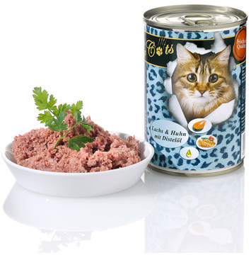 OCanis Kurczak łosoś i olej szafranowy 400 g