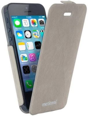 Meliconi Meliconi Etui MELICONI Slim Flap do Apple iPhone 5/5S Beżowy