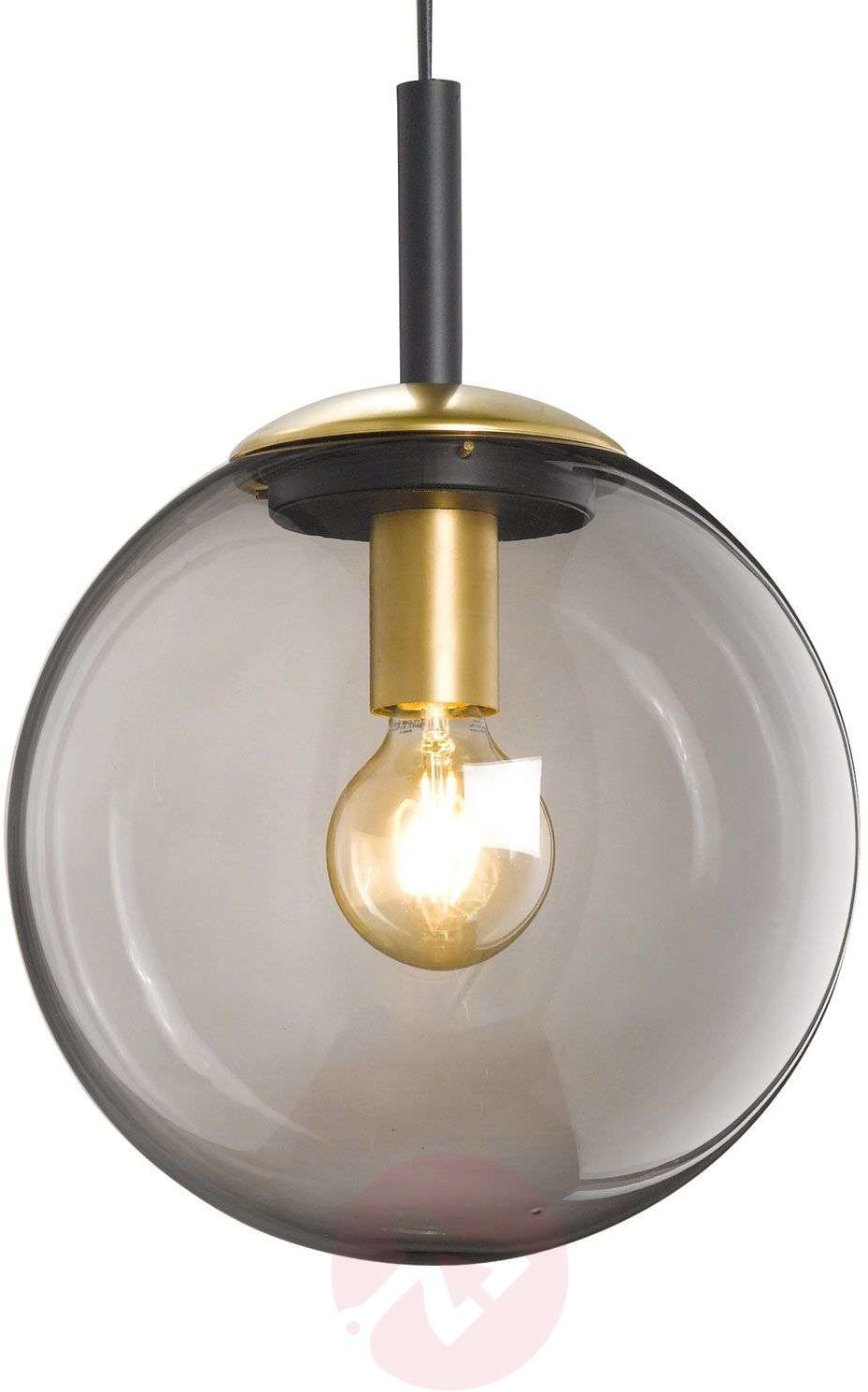 Fischer&Honsel HONSEL Lampa wisząca Dini z kulistym kloszem, 25 cm