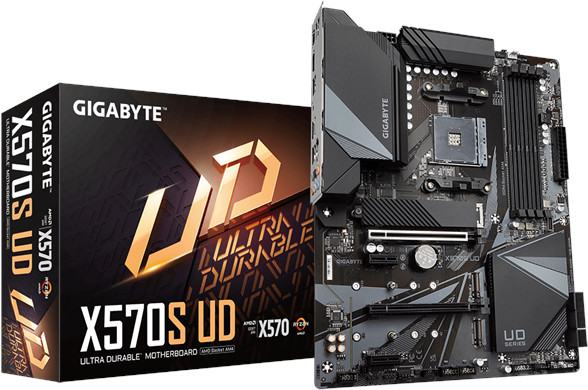 Gigabyte X570S UD Płyta główna - AMD X570 - AMD AM4 socket - DDR4 RAM - ATX X570S UD